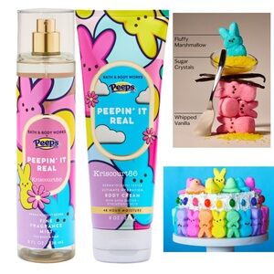 BBW Peep Marshmallow 2PC Set NEW FULL-SIZE